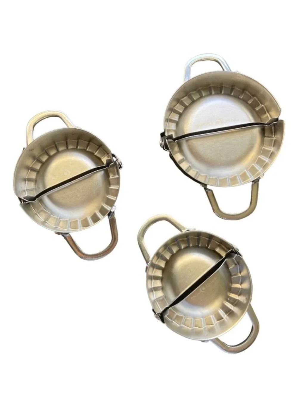 Ming Tsai 3 Piece Dumpling Maker Set by Simply Ming Metal NEW